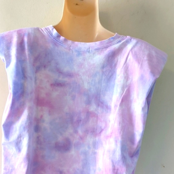 Generation Love Lex Tie-Dye Lilac Padded Tank M - Picture 6 of 14